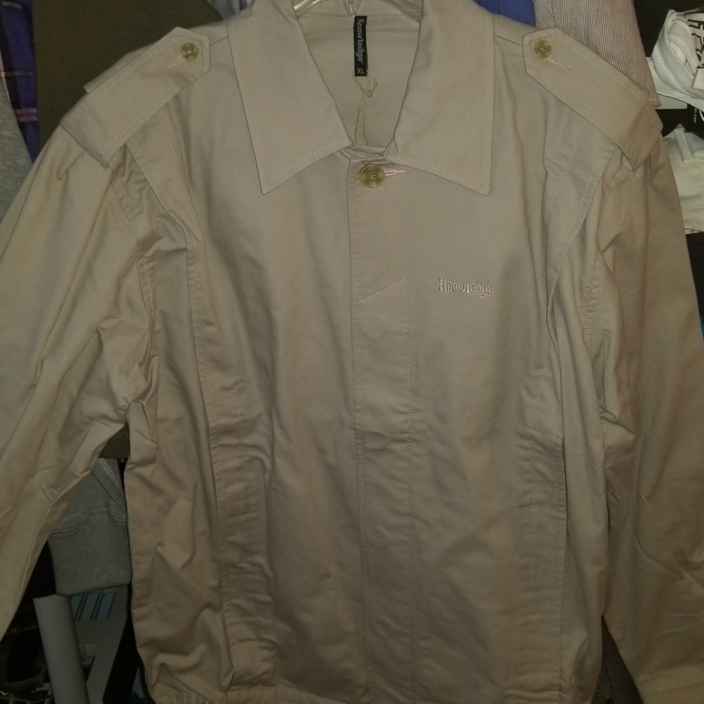 Casual Button Front Jacket by Knowledge XL NWT